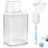 Waschpulver Aufbewahrungsbox Luftdichter Waschmittelspender 1100ml Waschmittelbox mit Messbecher Waschpulver Behälter