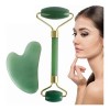 Juego De Rodillos De Jade Y Gua Sha Para Belleza