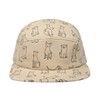 Hatphile Embroidery Print 5 Panel Hat Camp Cap (US, Numeric,