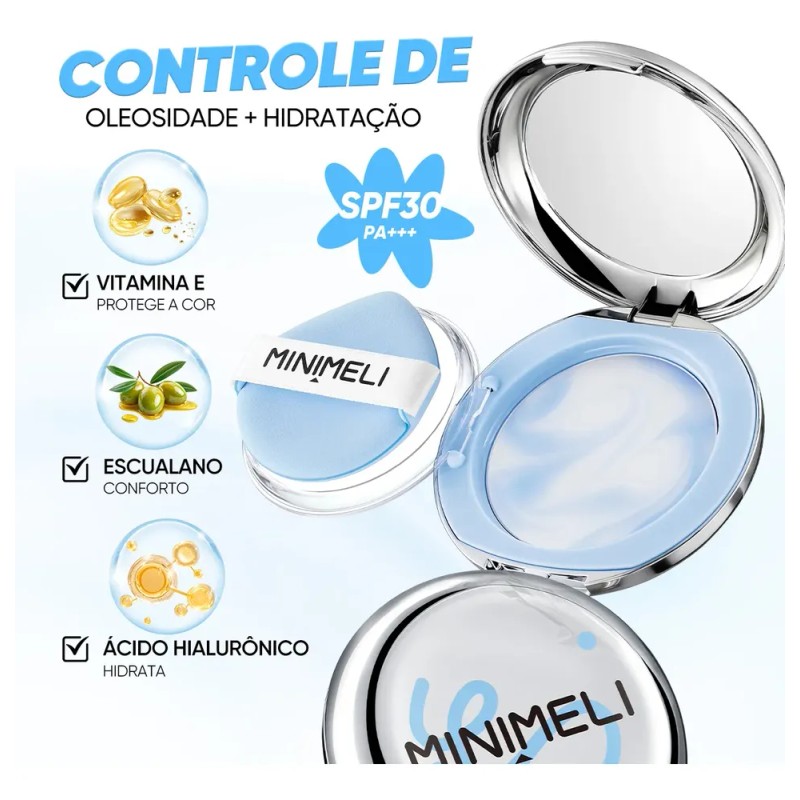 Minimeli - Kit Base Maquillaje+polvo Spf30 Alta Cobertura 24h -
