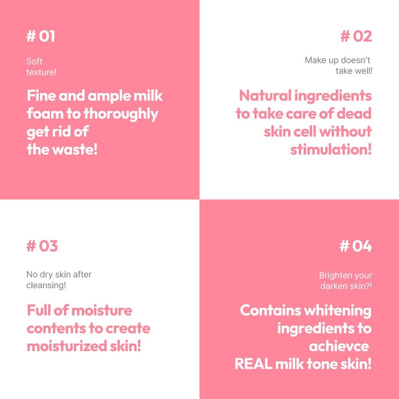 G9SKIN White in Milk Whipping Foam (120ml/4.05fl.oz) – Moisturizing Whipped