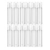 12 Jars 10ml Clear Airless Pump Bottle Cream Lotion Vacuum