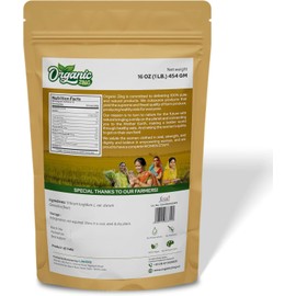 Organic Zing Semolina Pure and Organic Rava Powder Organic Rich in Iron, Magnesium and Vitamin B Preservative Free - 454 gm (16 oz)