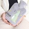 Insulating water bag, hot pack, compress, cold insulating cover, large capacity, waterproof eThermal water bag 2L green 10ea
