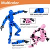 Rolling Art Action Figure Set, Model 13 Action Figure Multi-Jointed