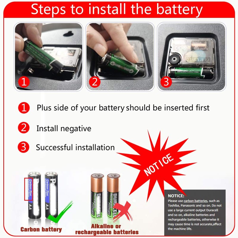 Be Tick 12-inch Wall Clock Modern, Quartz, Silent / Silent