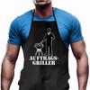 Shirtoo Barbecue Apron "Auftragsgriller" – Funny Gift for Men