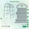 Giantex Garden Arch Trellis for Climbing Plants, 7.5FT Tall Plant