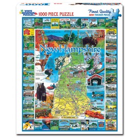 White Mountain Puzzles Best of New Hampshire - 1000 Piece Jigsaw Puzzle
