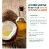 Aceite de Coco Fraccionado Natural Líquido | Facial, Capilar y