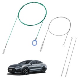 4Pcs Auto Sunroof Drain Cleaning Tools, 118/59 Inch Flexible Brush Long Pipe Cleaners, Tube Cleaning Brush Slim Dredging Tool for Car, Refrigerator, Sewer and Other Holes