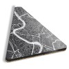1 x Triangle Coaster - Rome Italy Urban Street Map