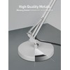 TORCHSTAR Tall Swing Arm Desk Lamp with Wooden Accent, Adjustable
