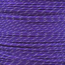 Paracord Planet Glow in The Dark Paracord - Made of 100% Nylon with 7 Inner-Core Strands - Available in 10, 25, 50, and 100 Foot Lengths That is Made in The USA (Purple Glow in The Dark, 10 Feet)