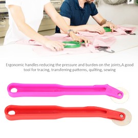 Tracing Wheel, 2 Pieces Smooth Tracing Wheel Serrated Overstitch Marker Professional Stitch Marking Spacer for Sewing Patterns Making Delicate Fabrics