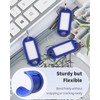 Uniclife 10 Pieces Key Tags 5.1 cm Soft Plastic Key
