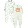 Simple Joys by Carter's Baby Neutral 2-Pack Cotton Footed Sleep