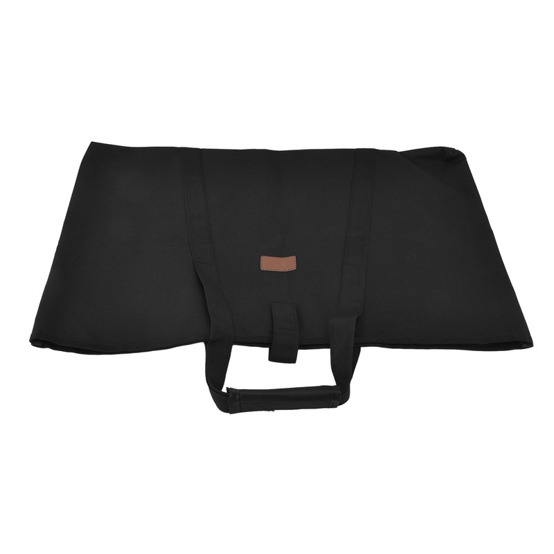 Folding Table Storage Bag Sponge Interlayer Waterproof Oxford Cloth Black