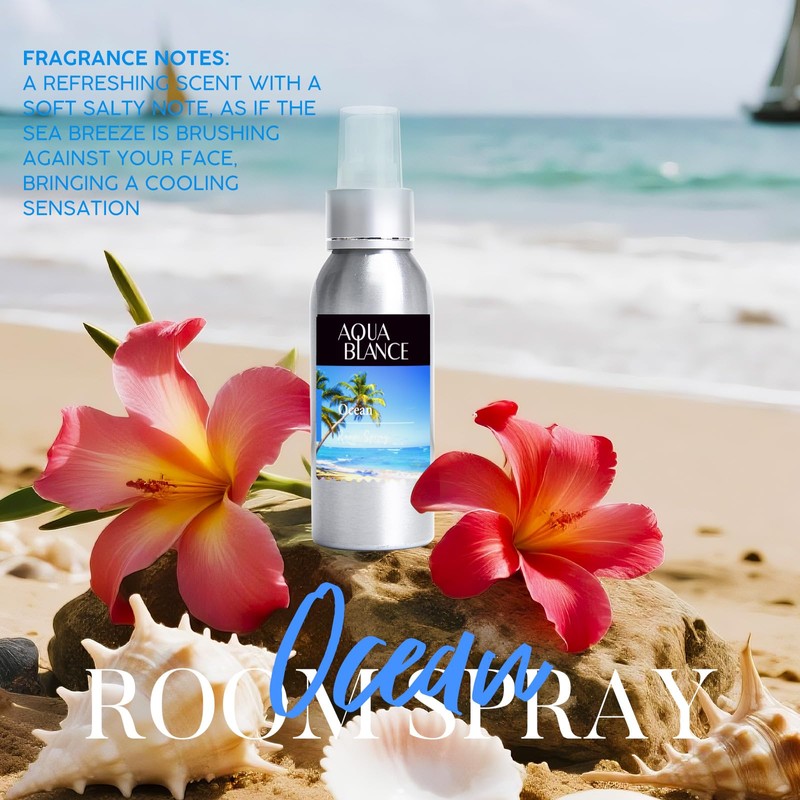 Fragrant Room Spray, Tropical, Ocean, Coconut, 3 x 3.4 fl