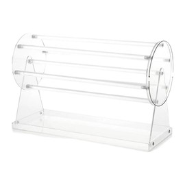 Dickly Hair Claw Clip Organizer Hairband Holder Jewelry Holder Acrylic with Tray Headband Rack