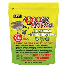 Goose Scram All Natural Granular Repellent - All-Natural, Animal, People and Pet Safe Granule from EPIC Repellents (10 lb)