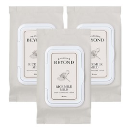Beyond Rice Milk Mild Deep Cleansing Tissue, 50 sheets, 3 pcs / 비욘드 라이스밀크 마일드 딥 클렌징 티슈, 50매입, 3개