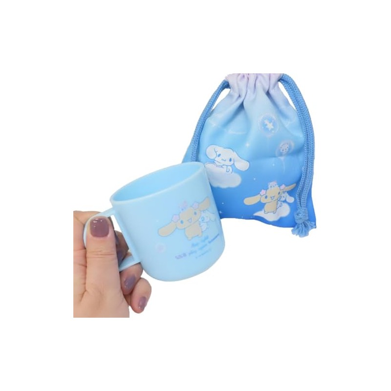 Tees Factory Sanrio Characters Plastic Cup & Drawstring Set, Fluffy