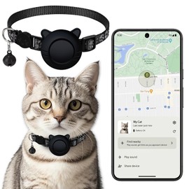 GPS Cat Collar Tracker - Bluetooth Location Tag for Cats | Compatible with Android & Google Find My Device | Perfect Item Locator & Pet Tracker