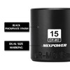 MIXPOWER 1/4" Drive Shallow Magnetic Impact Socket Set with Storage