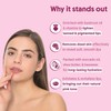 Aravi Organic Beetroot Lip Lightening Scrub Balm for Dark,Chapped &