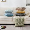 Decor Ur Space Trellis Pattern Jacquard Pillow Cover Set of