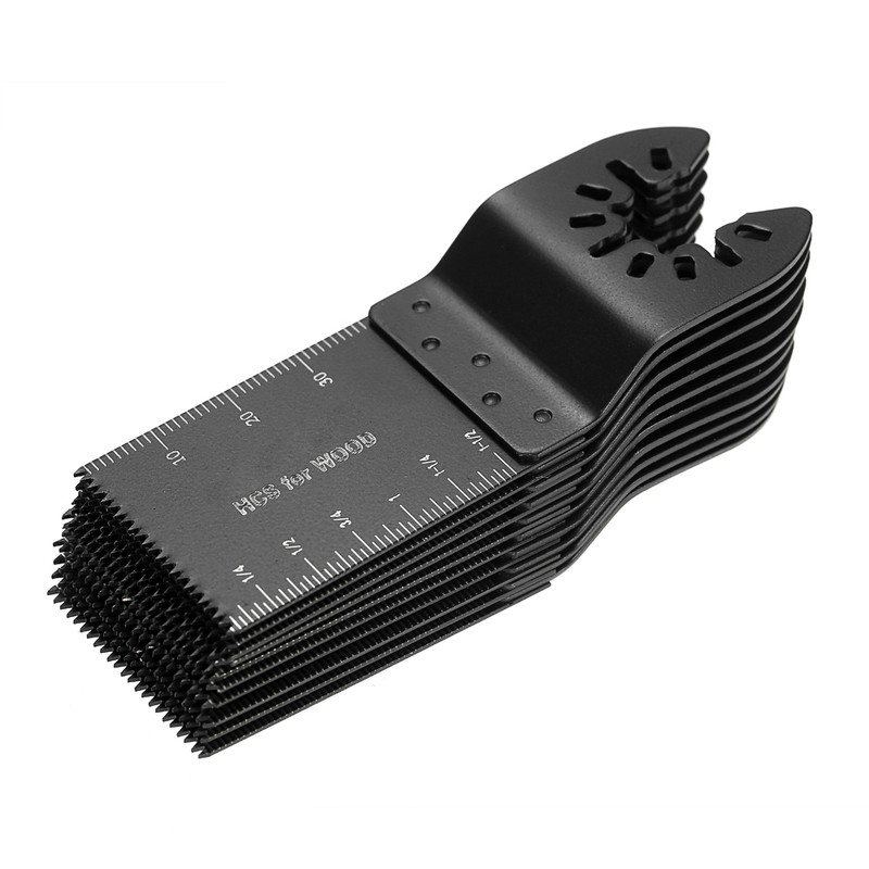 10pcs Multifunctional Saw Blades High Carbon Steel 34mm Oscillating Saw