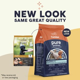 Canidae PURE Limited Ingredient Premium Puppy Dry Dog Food, Chicken, Lentil and Whole Egg Recipe, 4 Pounds, Grain Free