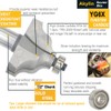 Akylin 4Pcs Wavy Edge Molding Router Bits,1/2" Shank,3/4",7/8",1-1/8",1-1/4" Cutting Height