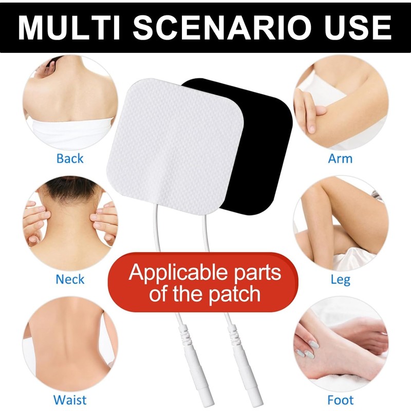 24Pcs Tens Machine Pads Set - Premium Tens Pads Replacement