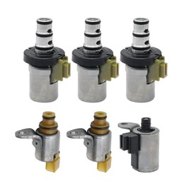 6Pcs Transmission Shift Solenoid Kit EPC PWM 4F27E Replacement for Ford Fiesta Focus Replace# 48420K-R FN4A-EL Replacement for Mazda 2 3 5 6 CX-7 MPV