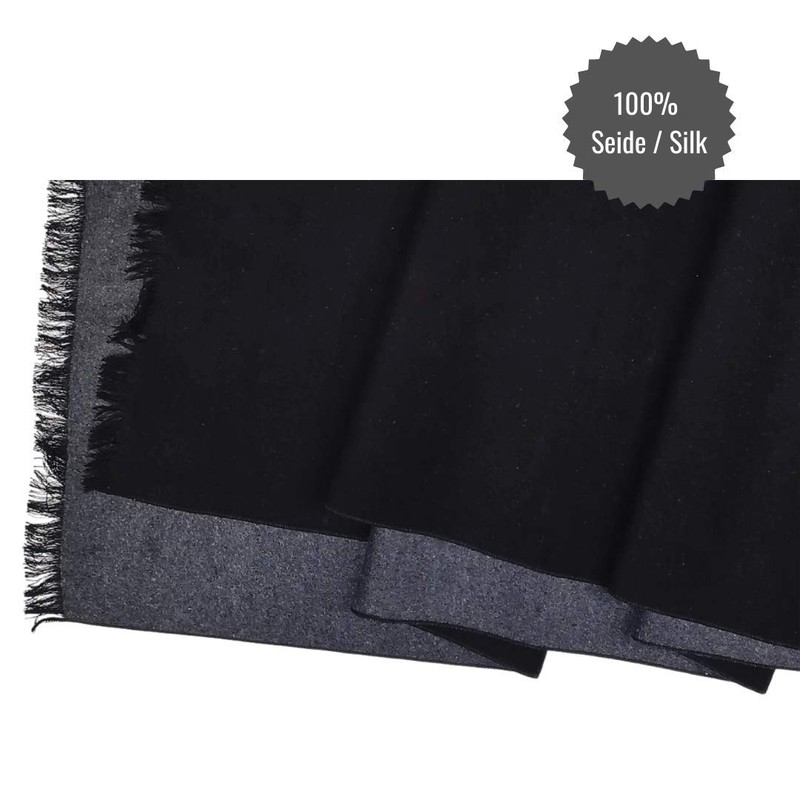 Seabright SC-S-CDF-1404E3 Scarf 100% Silk Flannel Silk Scarf Fluffy Warm