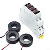 Three Phase Ammeter, 3 Phase 3 Digit Display, Mini DIN