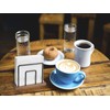 Metal Napkin Holder & Wooden Brown Napkin Dispenser for Table