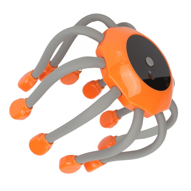 Electric Head Massager 10 Claws Red Lighting Vibration Reduce Stress
