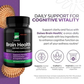 Daiwa Health Development Suplemento Daiwa Brain Omega-3