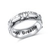Ladytree Lotus Anxiety Relieve Spinner Rings Just Breathe Yoga Flower