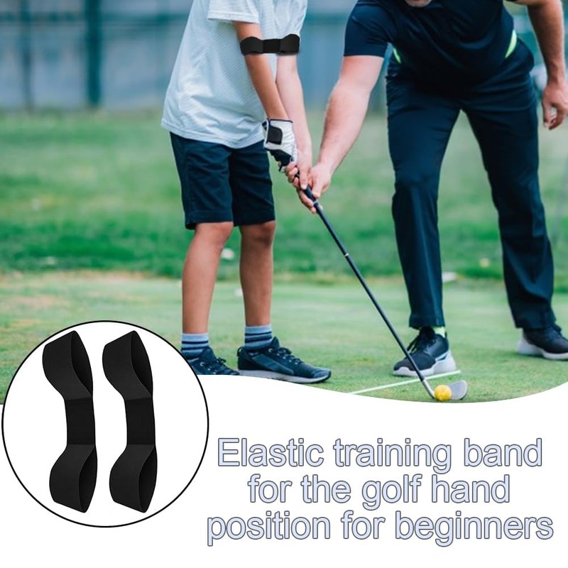 Azlanway Golf Swing Training Aid Band, 2PCS Golf Connection Band,