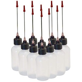 Liberty Products 10-2oz Plastic Squeeze Bottles 3" Stainless Applicators