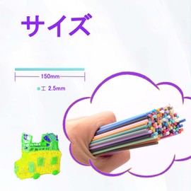 QUANSHENL 3D Pen, Filament, 3D, 10 Colors, Low Printing Temperature, Modeling Material, Refill for PCL, 3D Pens, Filament, Multicolored Craft Kit, 3Doodler Start
