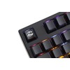 KPREPUBLIC Novelty Shine Through Keycaps ABS Etched Back lit Black