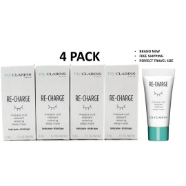 Clarins My Clarins RE-CHARGE Sleep Mask 4PACK each tube is 5ml BRAND NEW