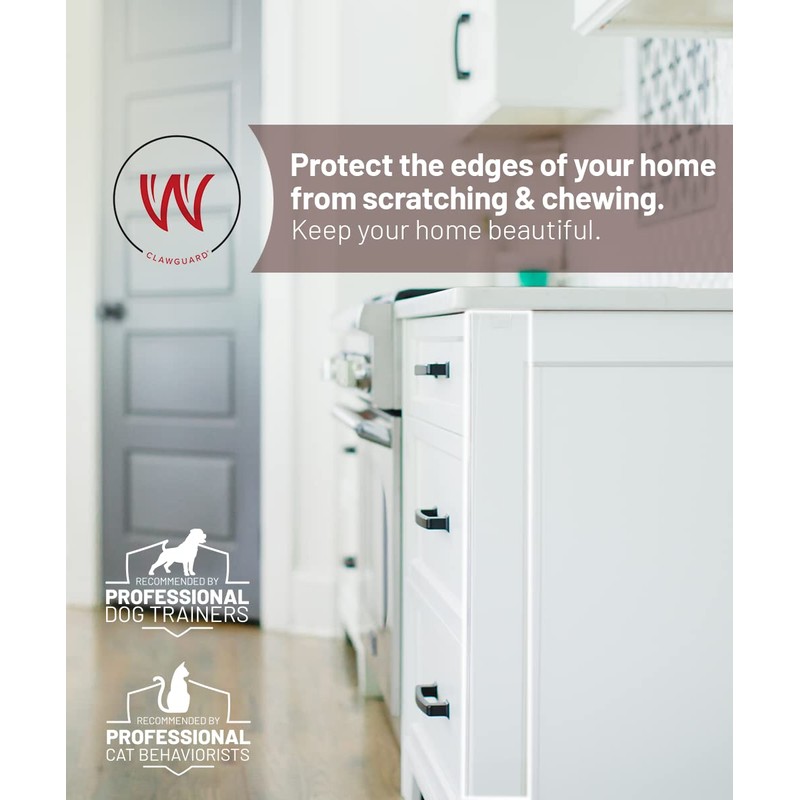 CLAWGUARD Edge & Countertop Protector – 29.5x2.25 in. Clear Plexiglass