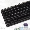 Elacgap 132 Keys Crystal Transparent Keycap Set,Custom CBSA Profile Backlit