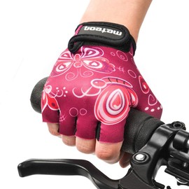 meteor Kid Cycling Gloves With Short Half Fingers Fastened Children Kid Child Bike Safety Accessories Hand Protect